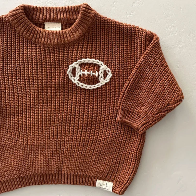 Sports Custom Embroidered Sweater Kids Sweaters