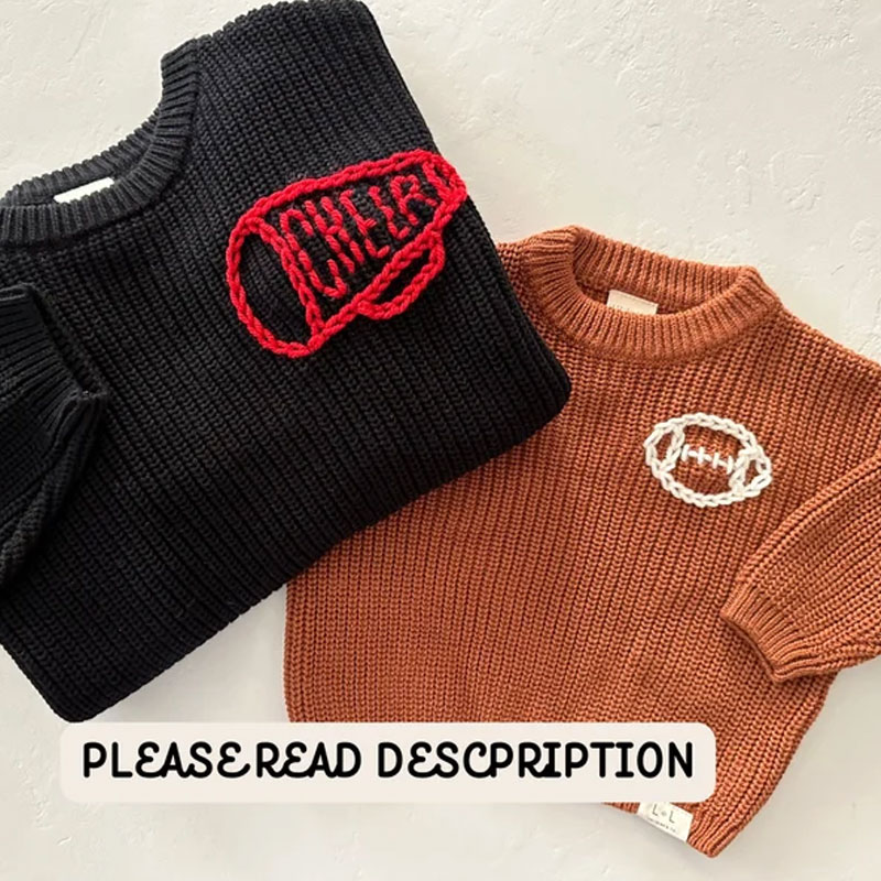 Sports Custom Embroidered Sweater Kids Sweaters