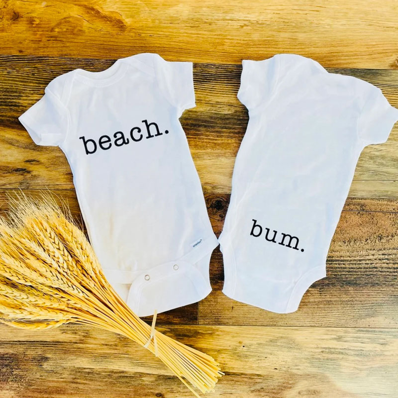 Summer Beach Bum Baby Bodysuit