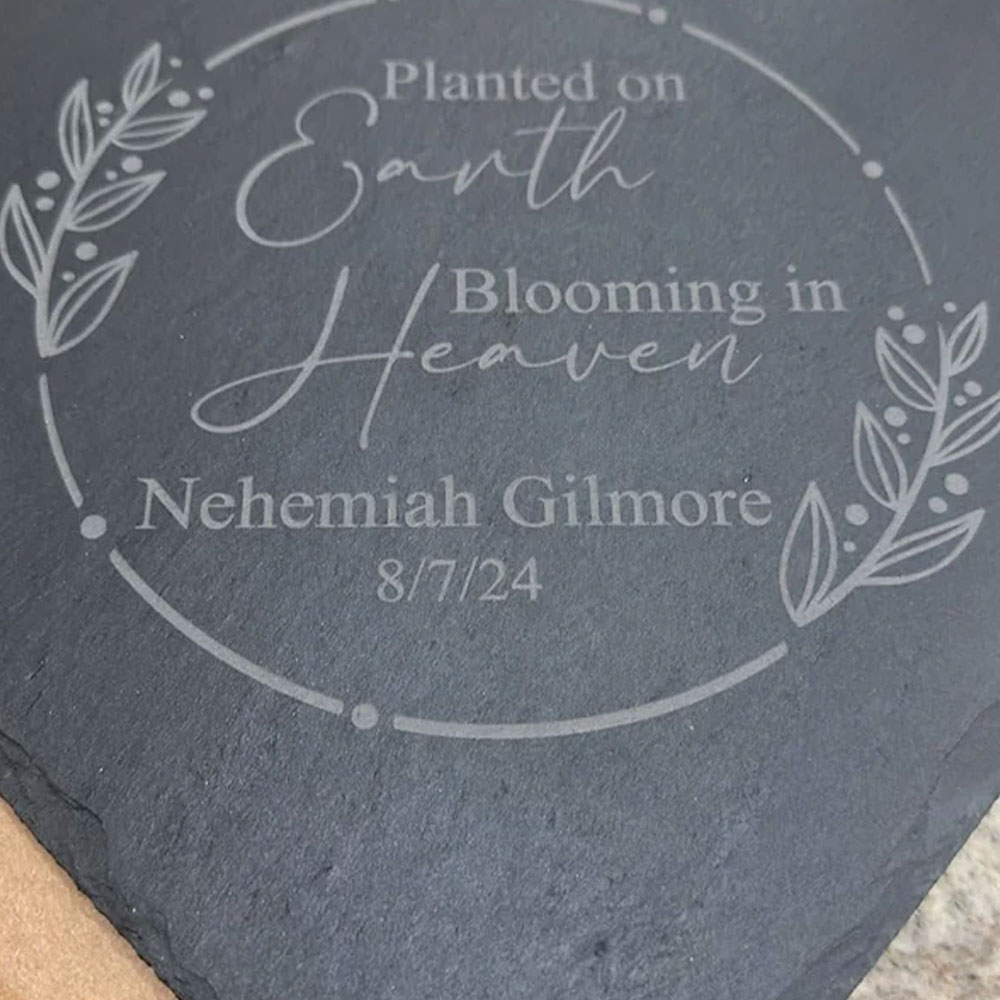 Personalized Memorial Stone with Name & Date, Baby Loss Sympathy Gift