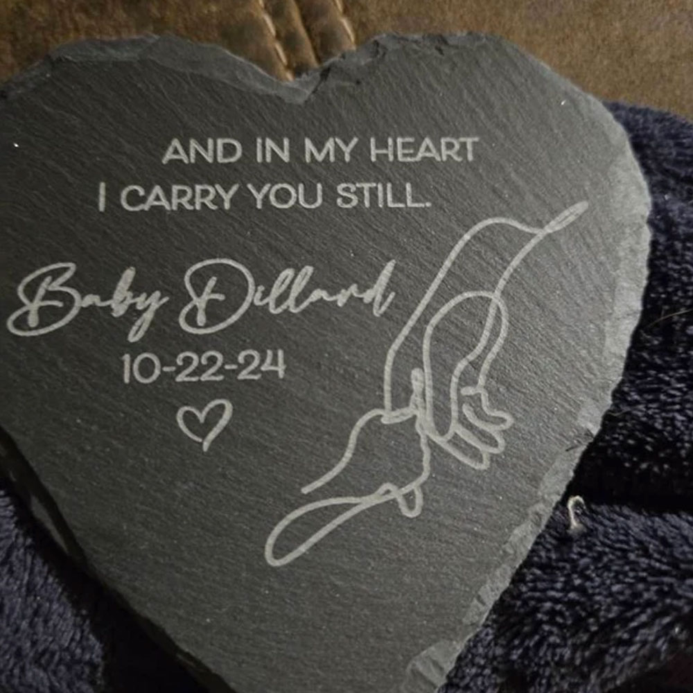 Personalized Memorial Stone with Name & Date, Baby Loss Sympathy Gift