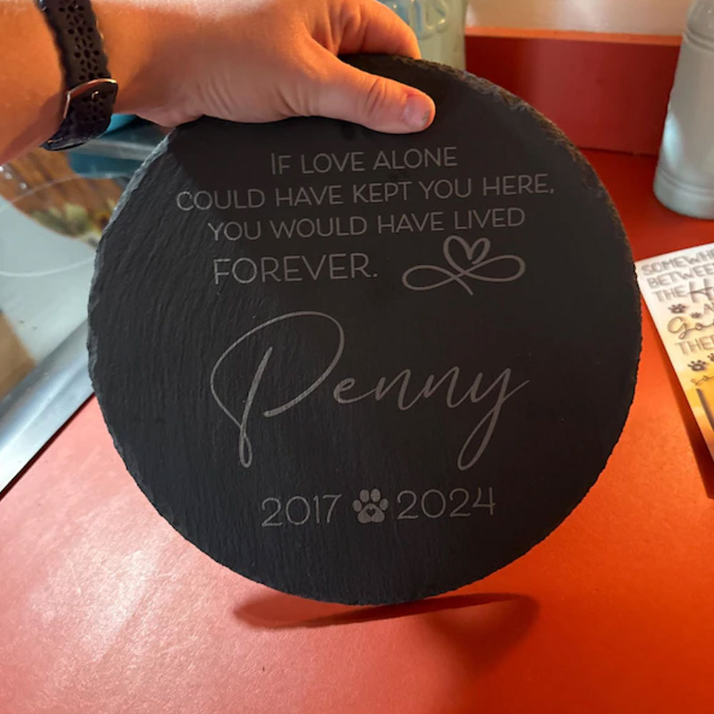 Personalized Dog Loss Gift, Dog Memorial Garden Stone