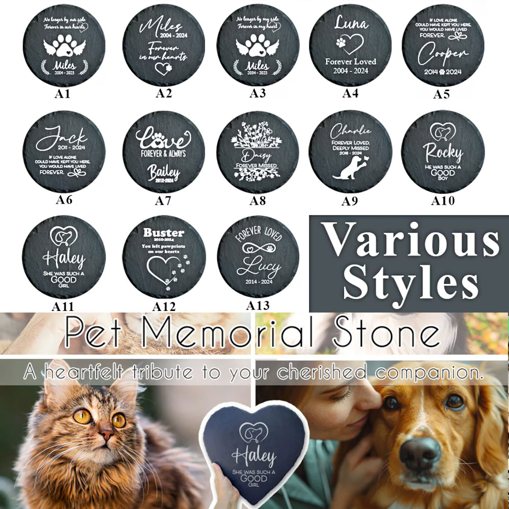 Personalized Dog Loss Gift, Dog Memorial Garden Stone