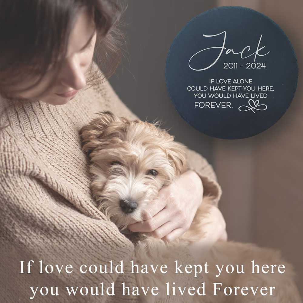 Personalized Dog Loss Gift, Dog Memorial Garden Stone