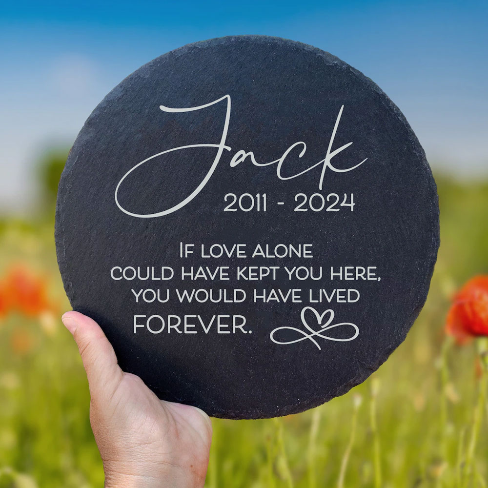Personalized Dog Loss Gift, Dog Memorial Garden Stone
