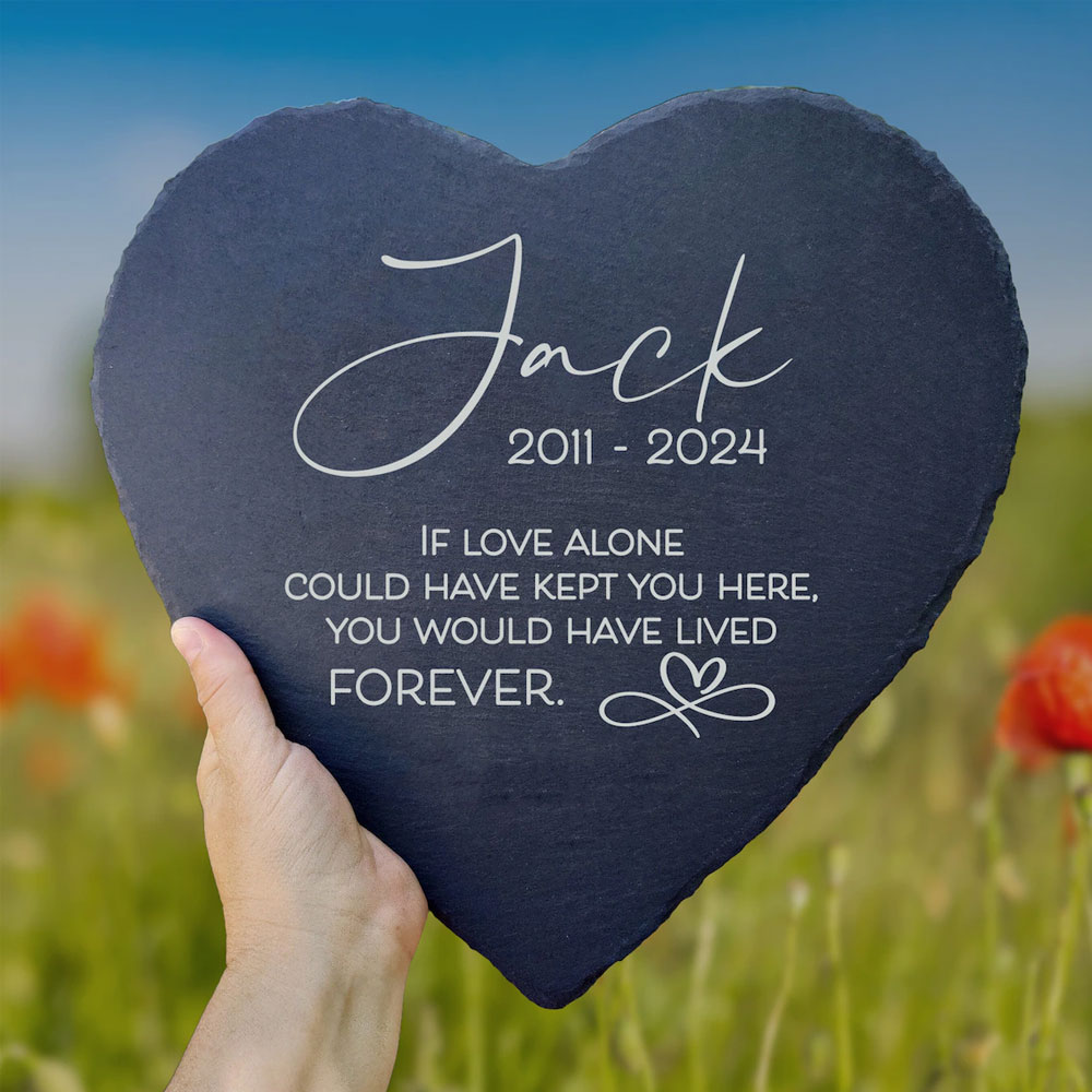 Personalized Dog Loss Gift, Dog Memorial Garden Stone