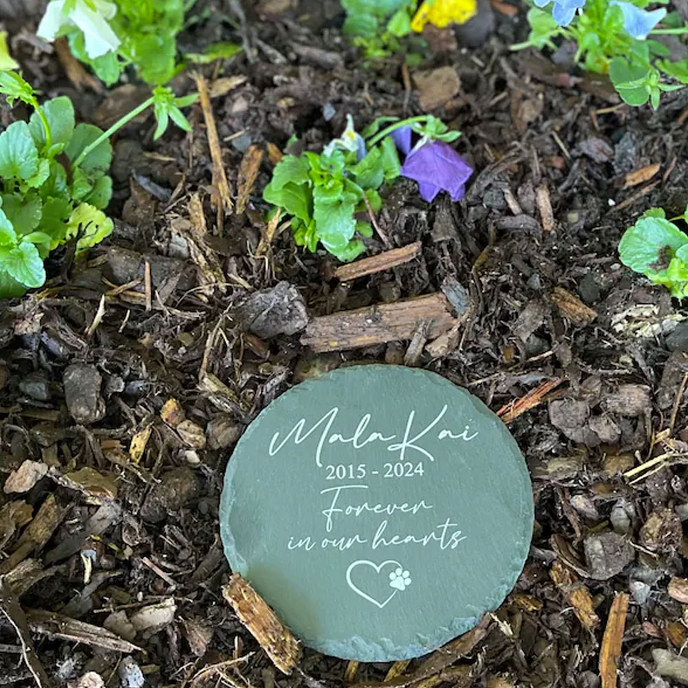 Personalized Dog Loss Gift, Dog Memorial Garden Stone