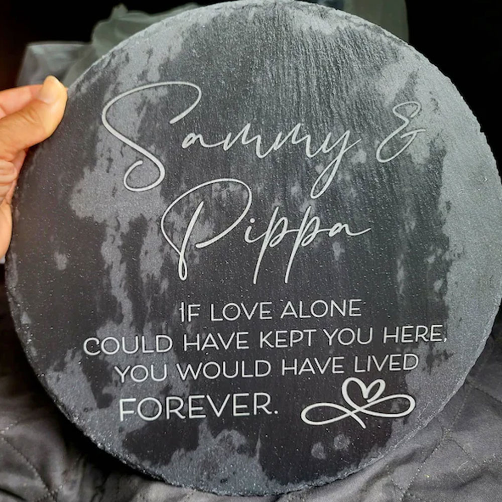 Personalized Dog Loss Gift, Dog Memorial Garden Stone