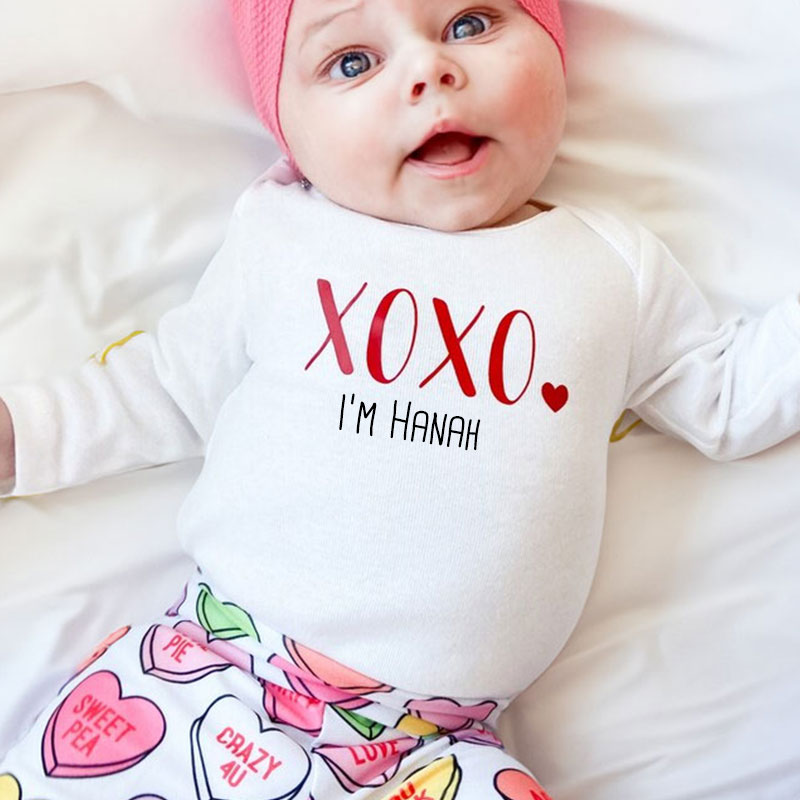 Personalized Valentines Day Baby Bells Set