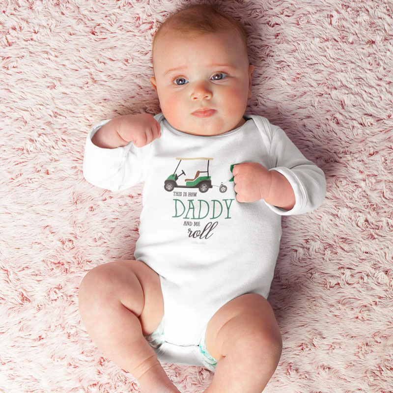 This Is How Me And Daddy Roll Onesie