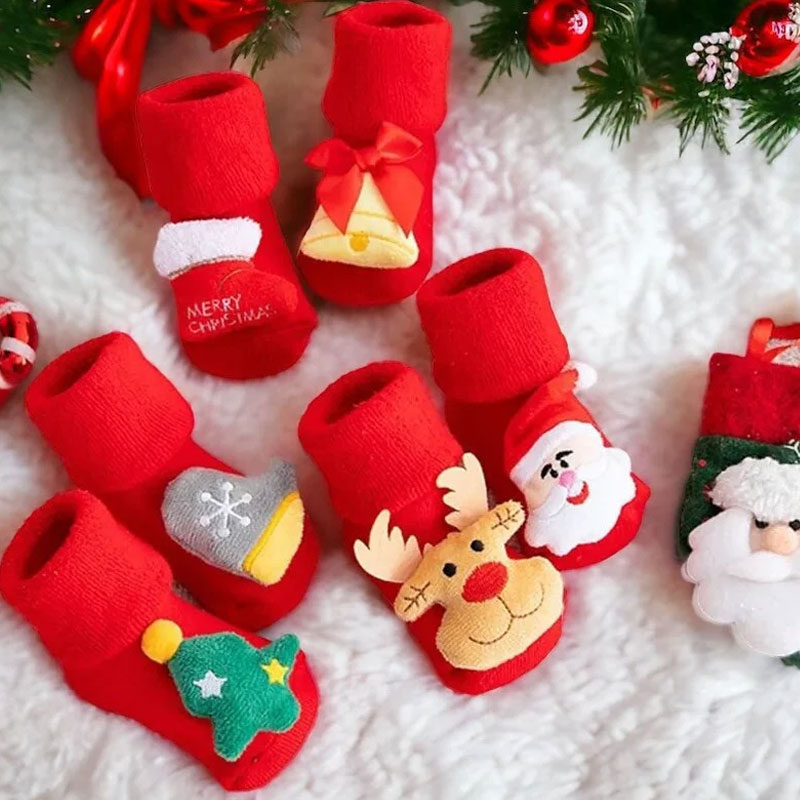 Toddler Christmas Socks Baby Christmas Socks