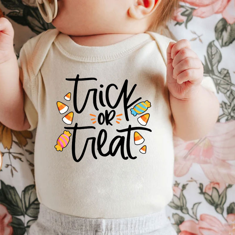Trick Or Treat Baby Halloween Bodysuit