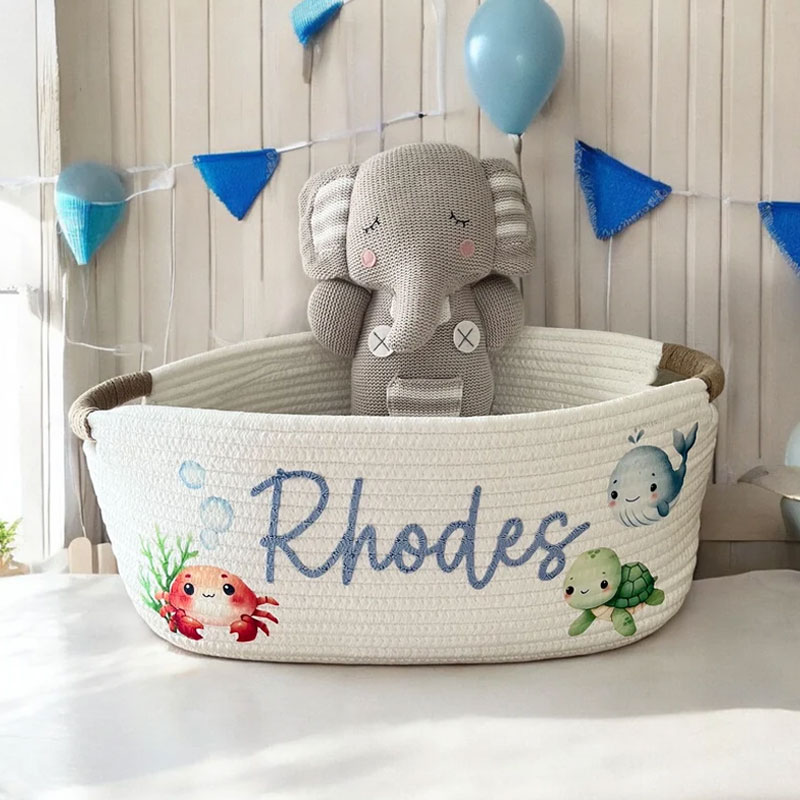 Under The Sea Baby Gift Basket Baby Shower Book Basket