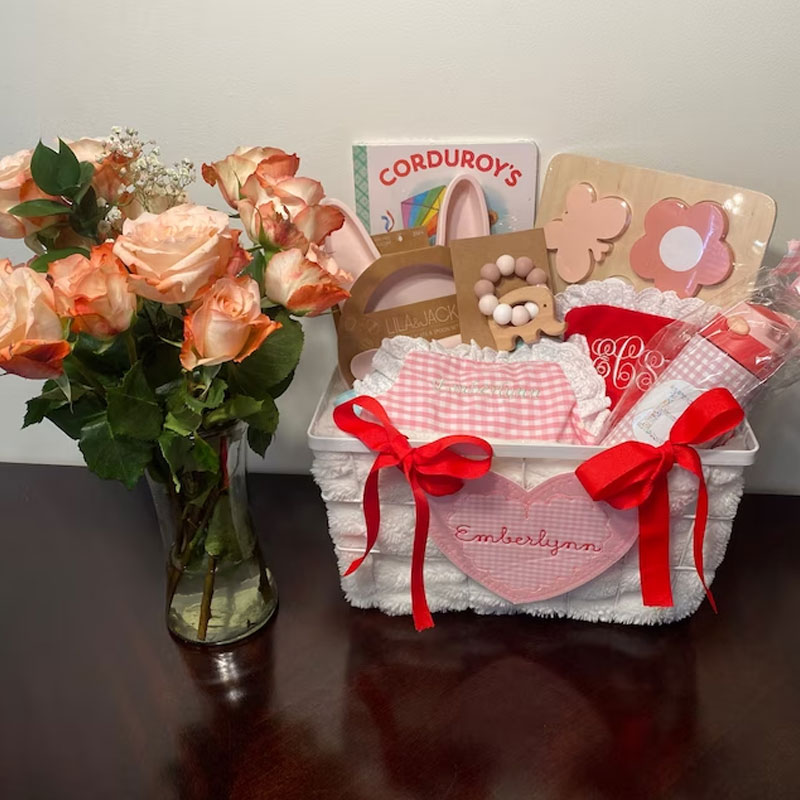 Valentine Basket Tag Personalized Tag