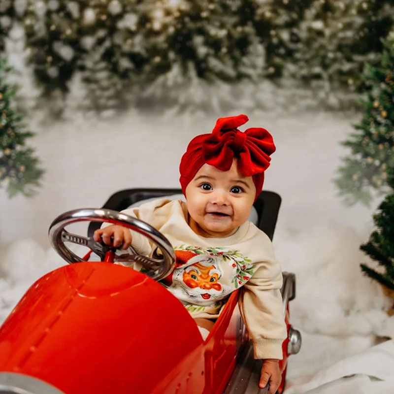 Vintage Santa Claus Baby Bubble Romper