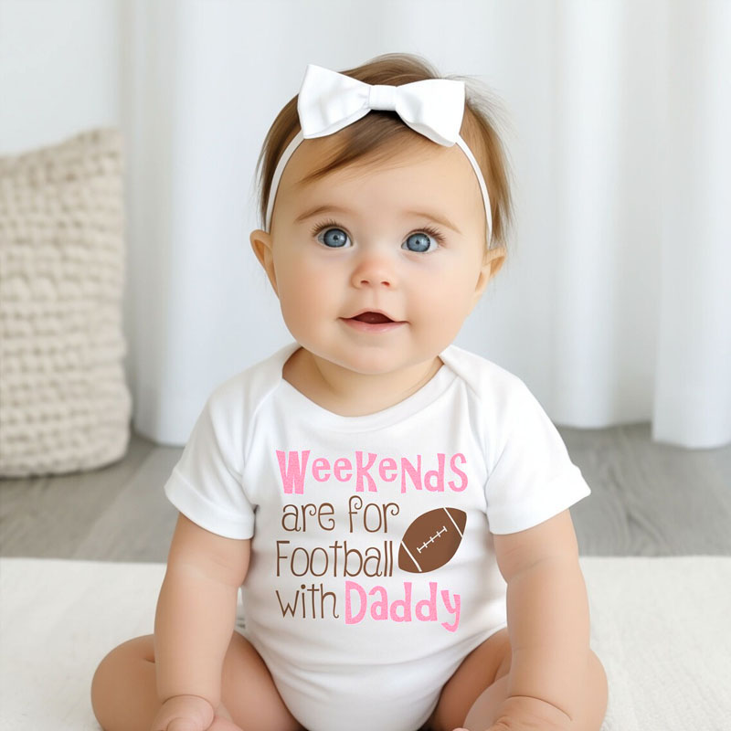 Weekends Are For Football With Daddy Outfit Set