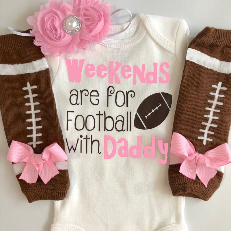 Weekends Are For Football With Daddy Outfit Set