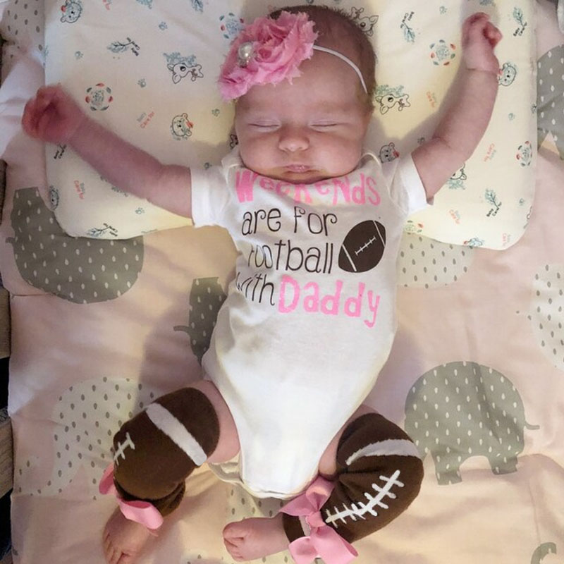 Weekends Are For Football With Daddy Outfit Set