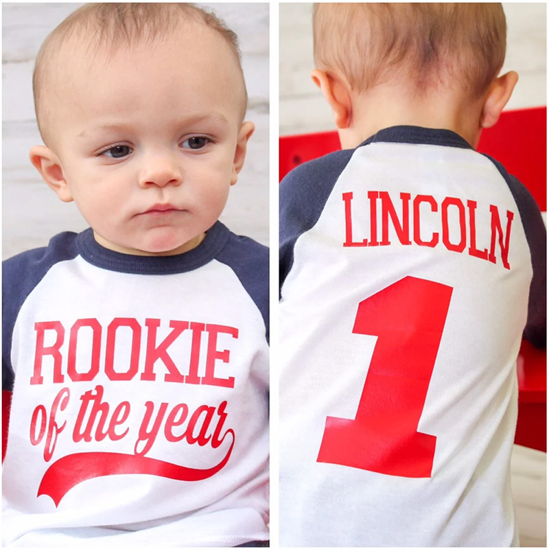 Matching 1st Birthday Family Baseball Shirts
