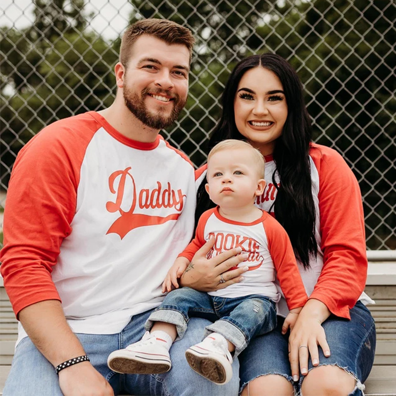 Matching 1st Birthday Family Baseball Shirts