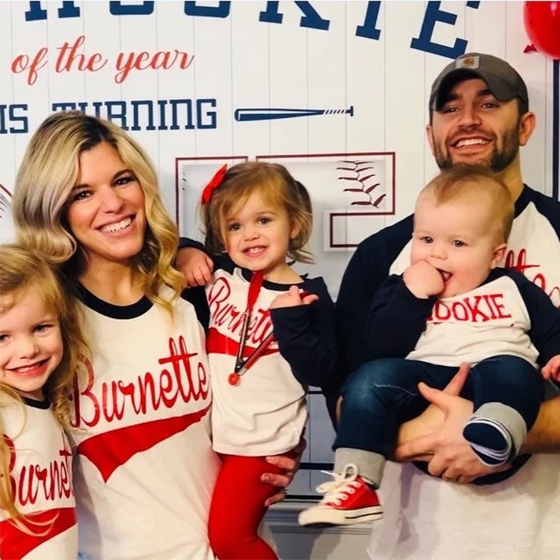 Matching 1st Birthday Family Baseball Shirts
