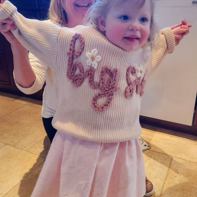 Big sis Big bro sweater baby sweater baby announcement