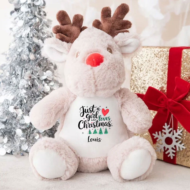 Just A Girl Who Loves Deer Christmas Toy