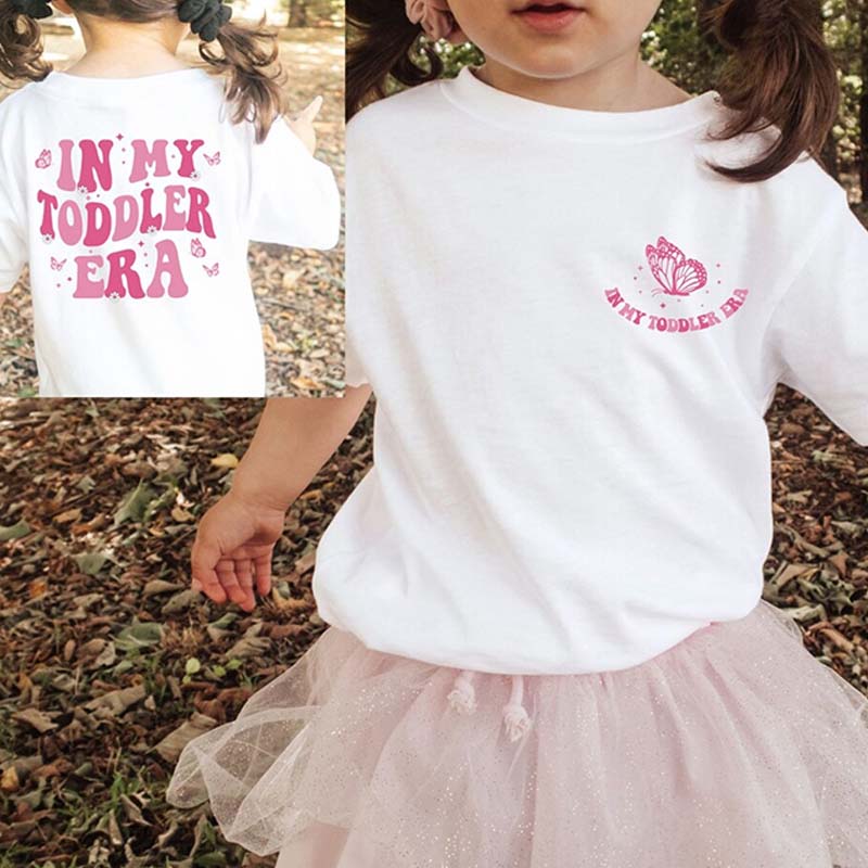 In My Toddler Era Shirt Toddler Tee Cute Kids Shirt Baby