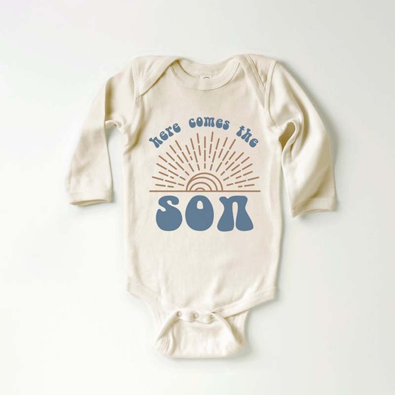 Here Comes The Son Onesie - Cute Summer Baby Onesie