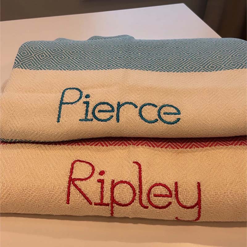 Personalized Kids Beach Towel Summer Camp gift Birthday Party favor