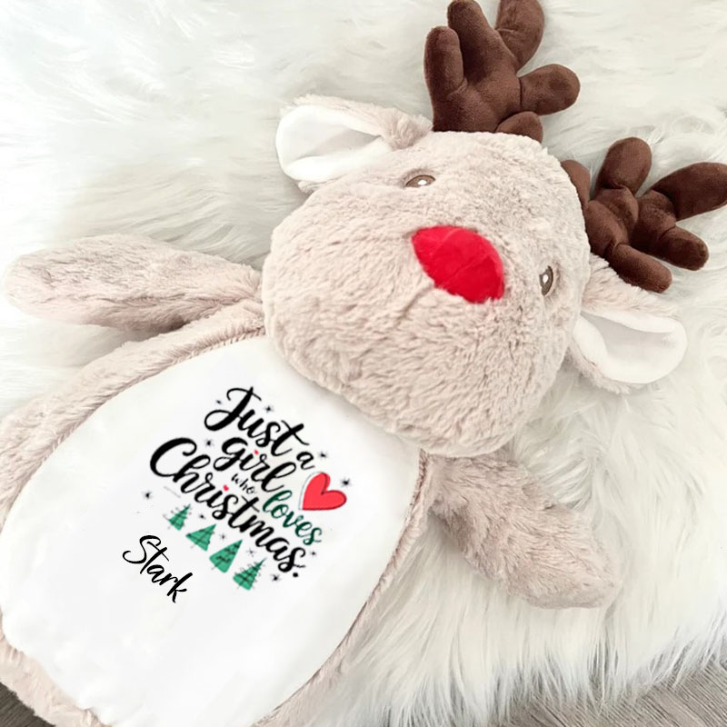 Just A Girl Who Loves Deer Christmas Toy