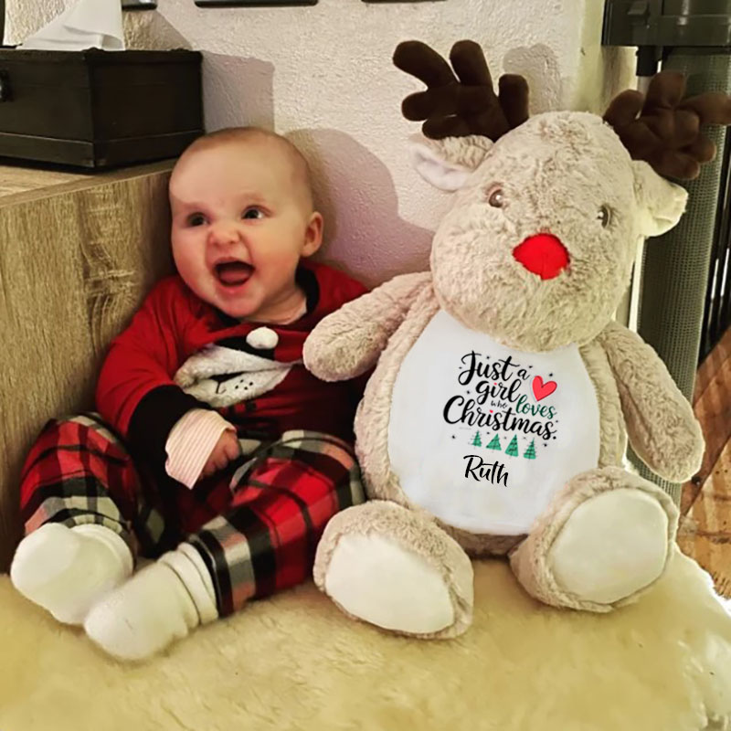 Just A Girl Who Loves Deer Christmas Toy