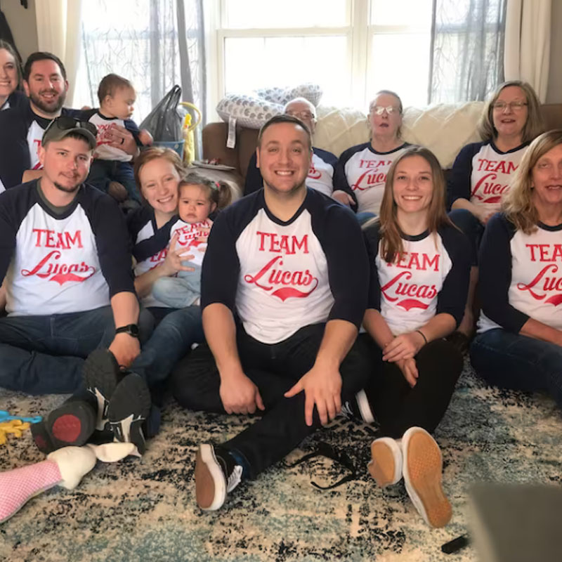 Matching 1st Birthday Family Baseball Shirts