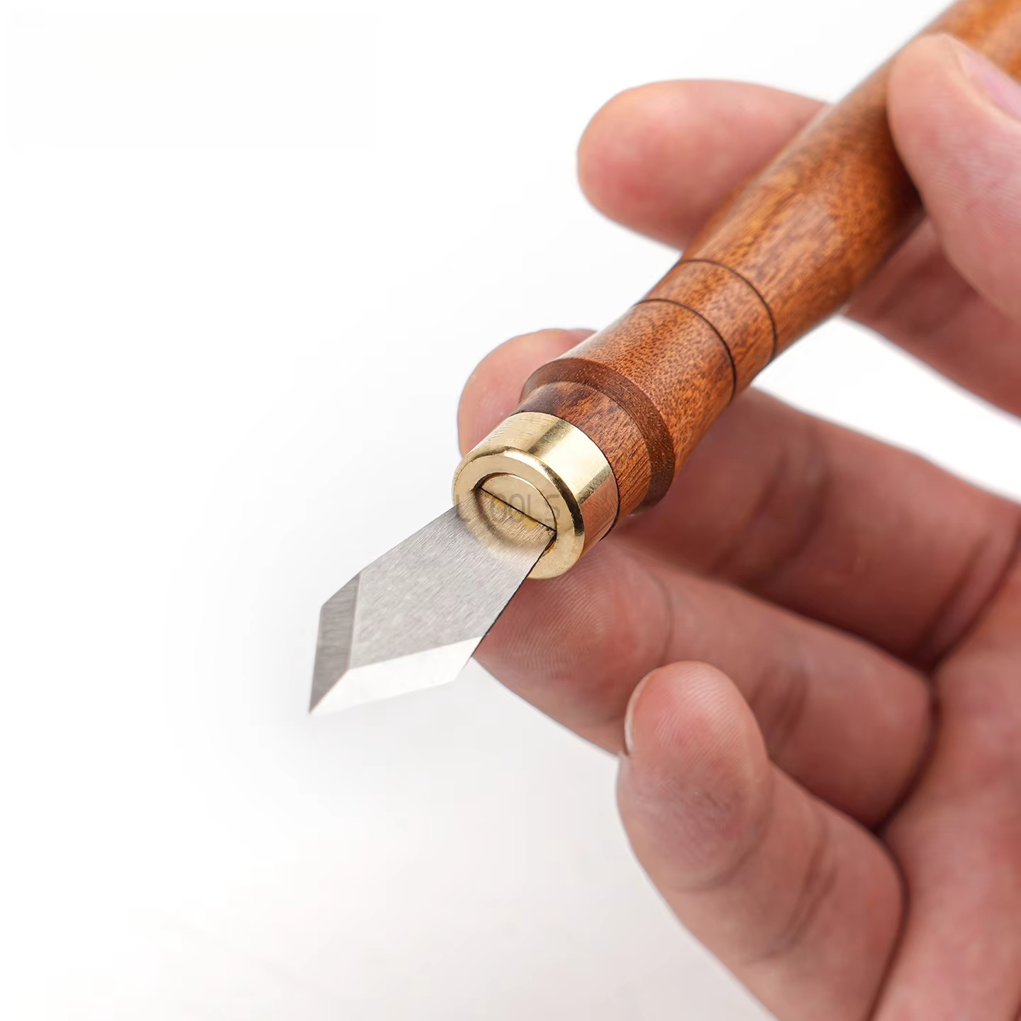 Woodworking Triangular Line Drawing Knife DIY Tool Bidirectional Drawing Knife Marking High Carbon Steel Blade Wood Carving Tool