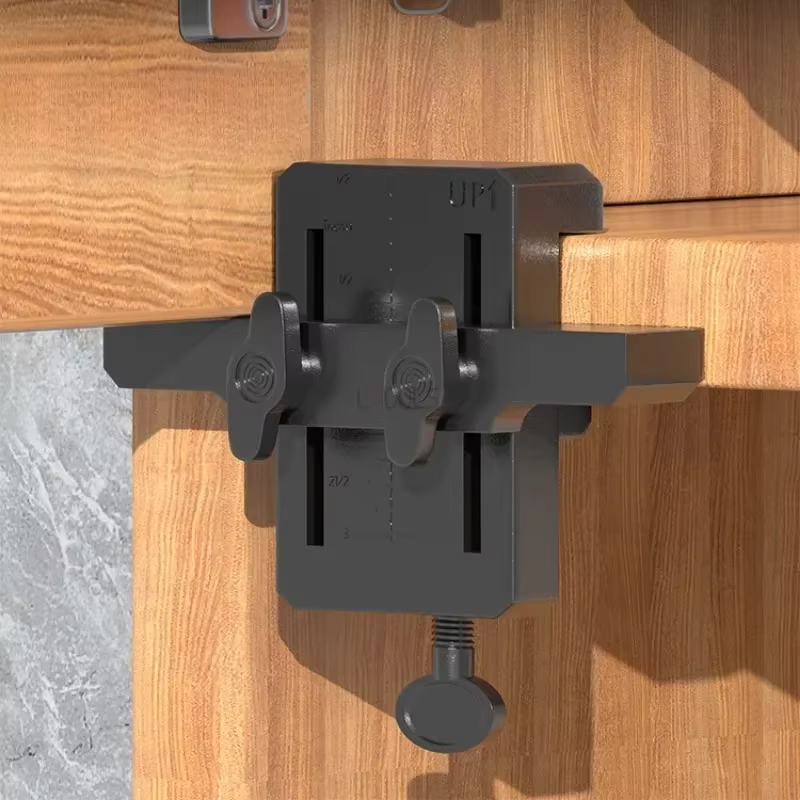Easy Install Cabinet Door Mounting Jig Cabinets Frame Clamp Household Hidden Door ABS Plastic Mounting Support Woodworking Tools