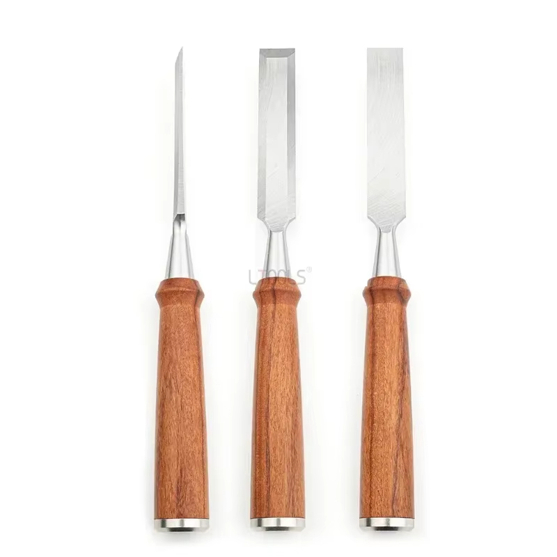 Through Handle Woodworking Chisel Hand Tool Set Specialized For Carpenter Carving Flat Shovel Chisel Knife Woodworking Tool