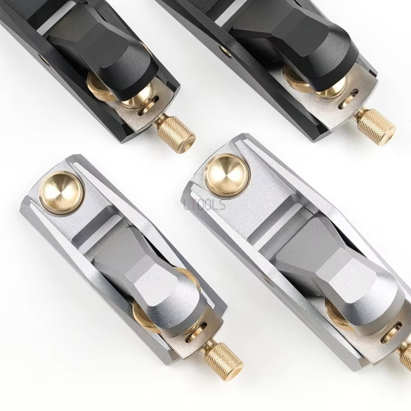 Low Angle Aluminum Wood Planer Precision Adjustable Fine Woodworking Edge Trimming Planer Aluminum Manual Chamfering Mini Plane