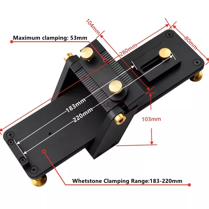 New Manual Knife Sharpener Fixing Bracket Adjustable Angle Guide for Wood Chisels Carving Knives and Planes Honing Chisel Tools