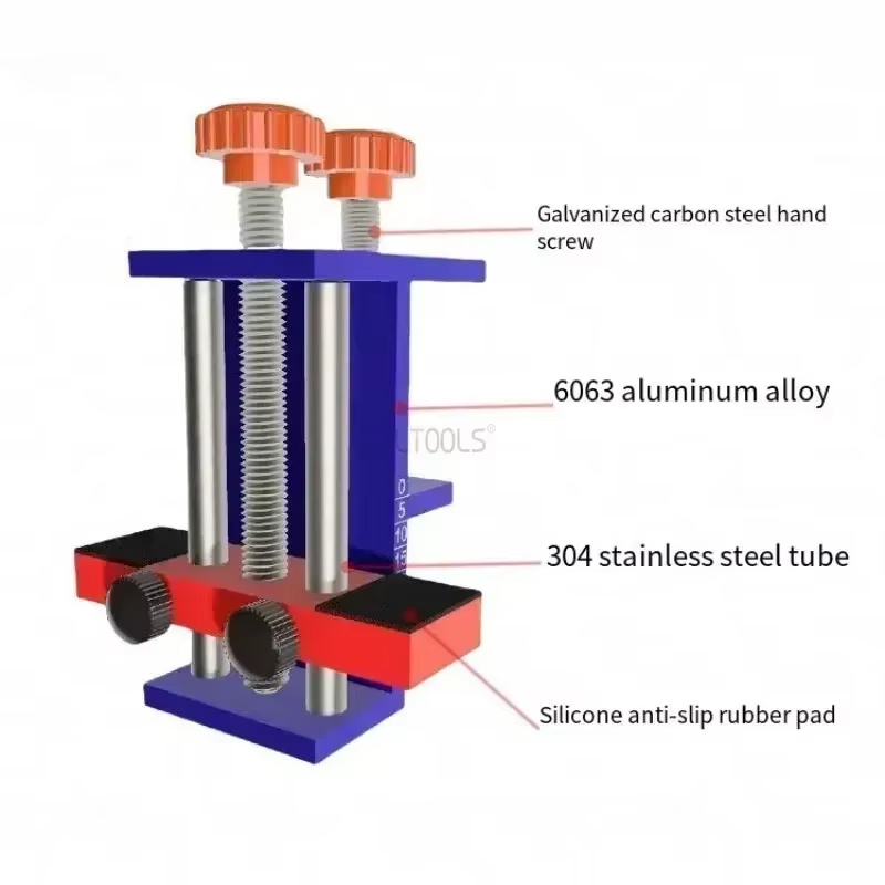 Floor Cabinets Frame Install Clamp Mini Adjustable Support Arm Multipurpose Cabinet Door Mounting Jig for Hidden Door Install