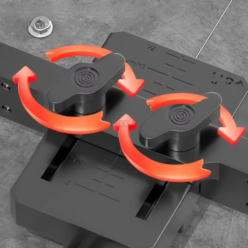 Easy Install Cabinet Door Mounting Jig Cabinets Frame Clamp Household Hidden Door ABS Plastic Mounting Support Woodworking Tools