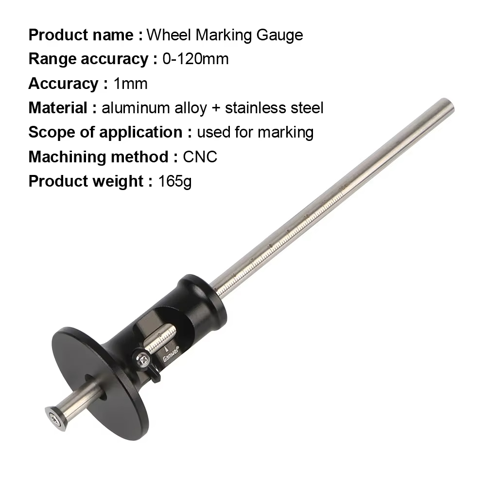 Blade Scribing Tools European Style Scriber New Carpentry Parallel Line High Precision Woodworking Scriber Wheel Marking Gauge