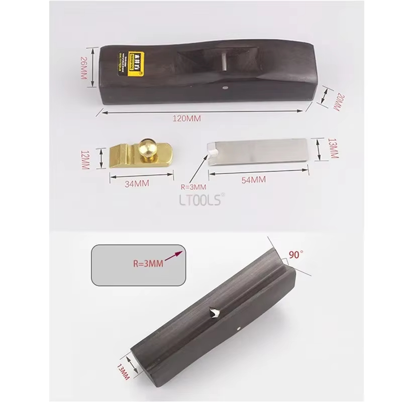 Woodworking Edge Banding Planer Arc Corner V-shaped Trimming Planer Carpenter Home Chamfering Deburring Small Manual Planer