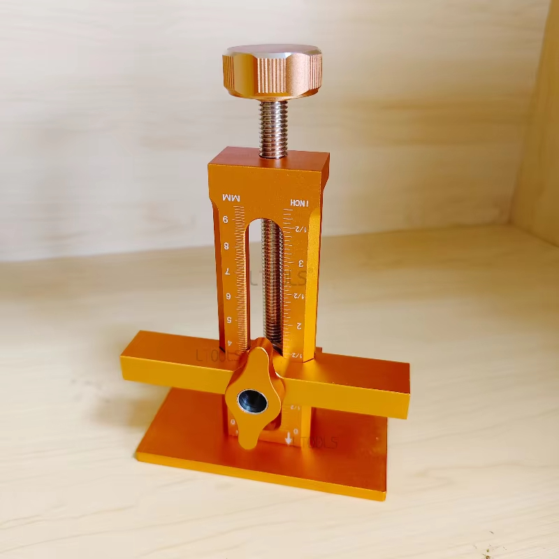 Woodworking Cabinet Door Installation Jig,Door Panel Installation Rebounding Device Drilling Tool 2 in 1 Quick Positioning Tool