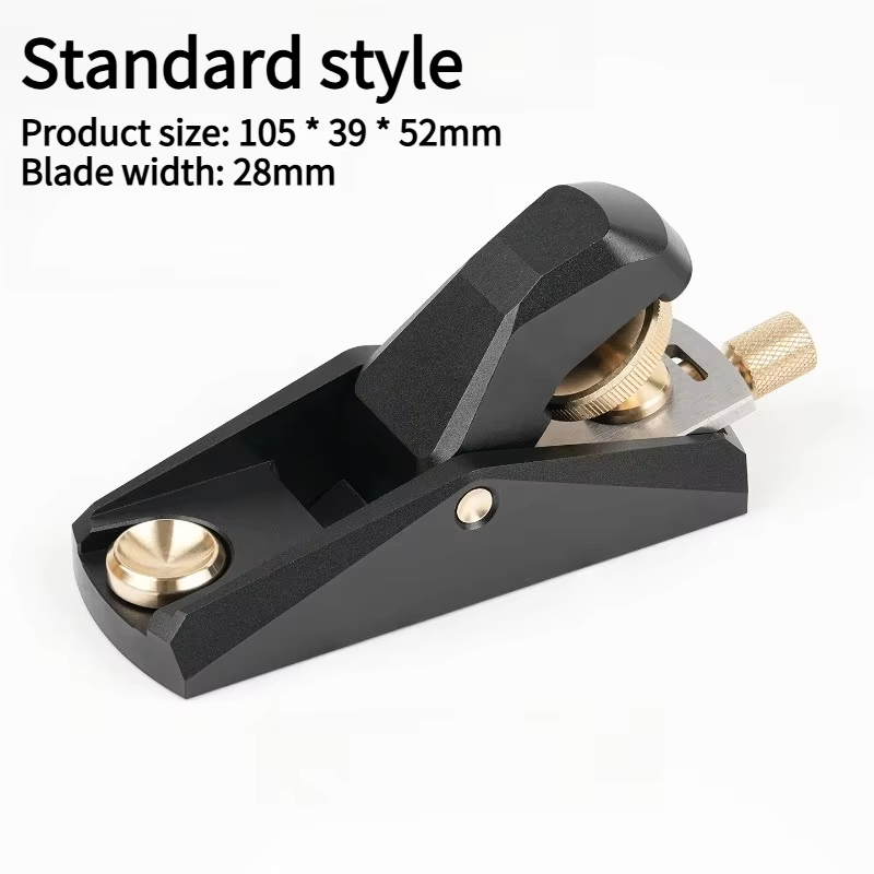 Low Angle Aluminum Wood Planer Precision Adjustable Fine Woodworking Edge Trimming Planer Aluminum Manual Chamfering Mini Plane
