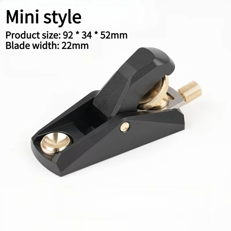Low Angle Aluminum Wood Planer Precision Adjustable Fine Woodworking Edge Trimming Planer Aluminum Manual Chamfering Mini Plane