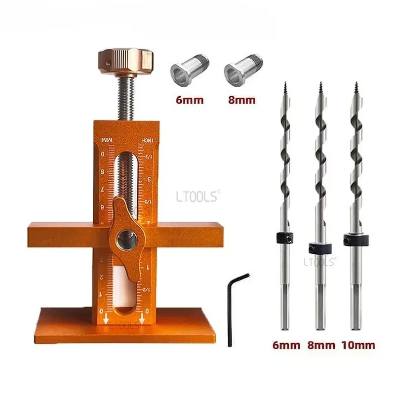 Woodworking Cabinet Door Installation Jig,Door Panel Installation Rebounding Device Drilling Tool 2 in 1 Quick Positioning Tool