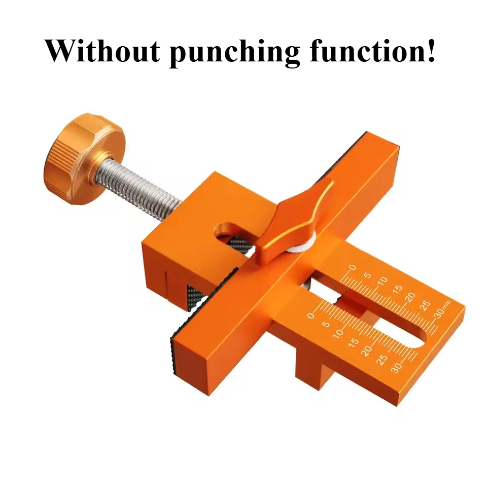 2 in 1 Cabinet Door Installation Positioner, 6/8/10mm Rebounder Punched Mounting Jig Wardrobe Cabinet Door Panel Installation