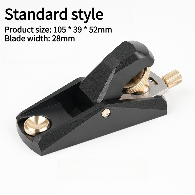 Low Angle Aluminum Wood Planer Precision Adjustable Fine Woodworking Edge Trimming Planer Aluminum Manual Chamfering Mini Plane