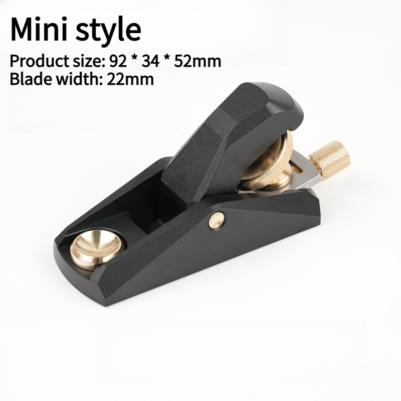 Low Angle Aluminum Wood Planer Precision Adjustable Fine Woodworking Edge Trimming Planer Aluminum Manual Chamfering Mini Plane