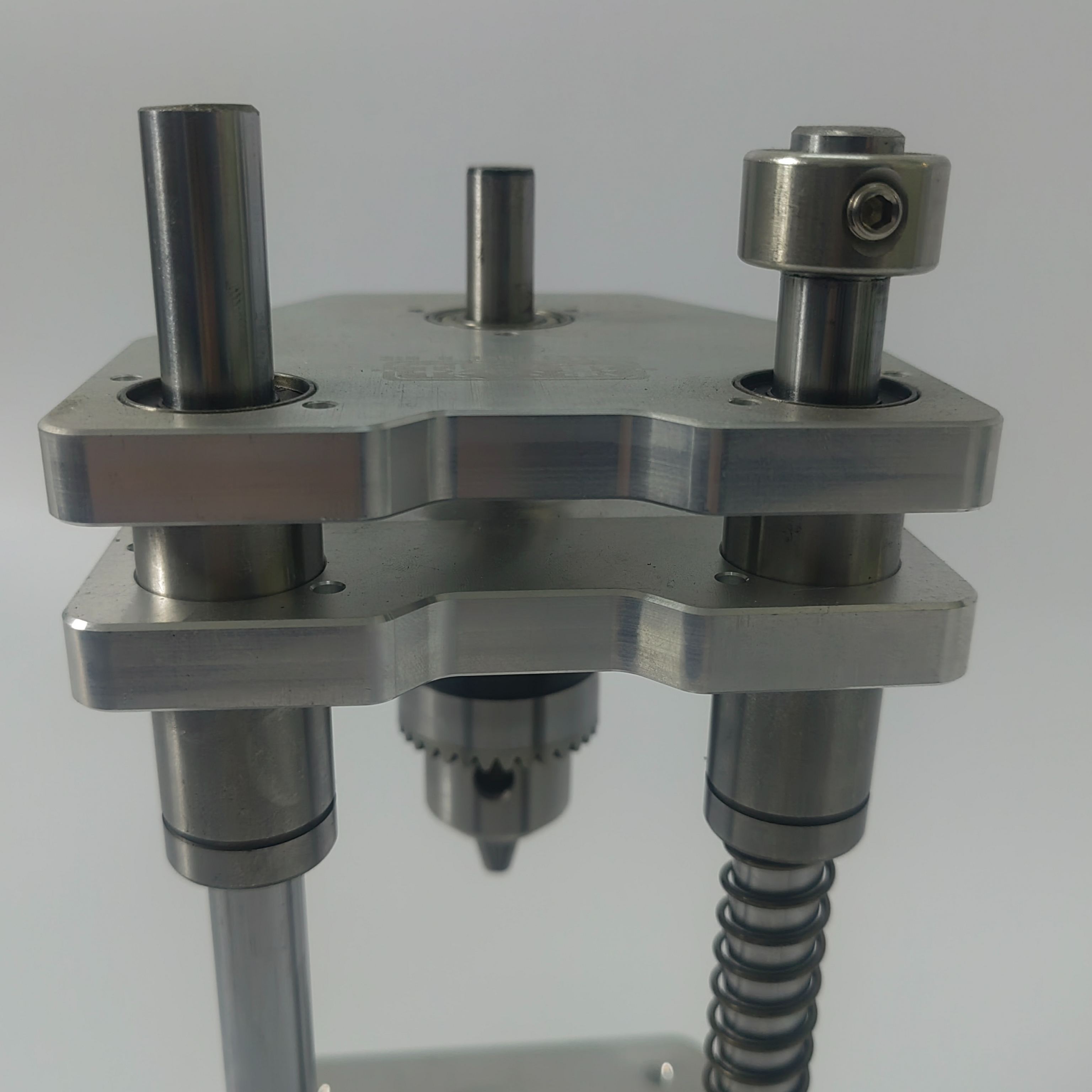 Precision Vertical Drill Guide for Handheld Drills | Aluminum Profile & Woodworking Drill Press Stand